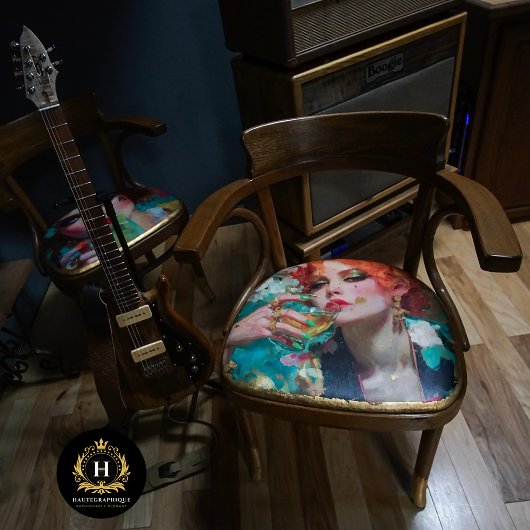 Retro roodharige Tropische Limoen Cocktail Decoupa Tissuepapier