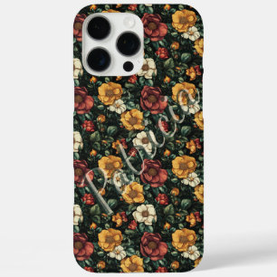 Retro Roos Aangepaste Naam Iphone Hoes Voor Tiener