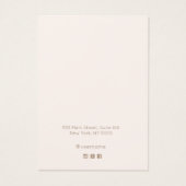 Retro Roos Gold Sequins die Display Kaart verdiene (Achterkant)