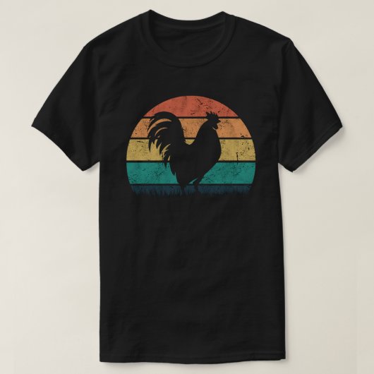 Retro Rooster T-shirt (Design voorkant)