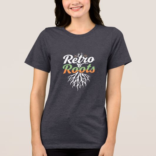 Retro Roots Tri-Blend Shirt (Voorkant)