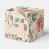 Retro-Rosenblüten Bedankdoosjes (Achterkant)