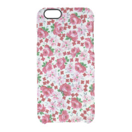 Retro Roses iPhone 6 Clear™ Deflector Hoesje
