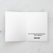 Retro Rosie Riveter Custom Verjaardag Kaart voor V (Binnen)