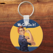 Retro Rosie, we kunnen het doen Sleutelhanger (Voorkant)