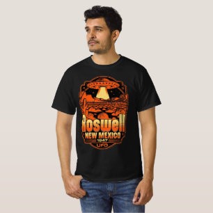 Retro Roswell UFO Woestijn Vintage Alien T-shirt