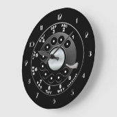 Retro Rotary Dial Grote Klok (Hoek)