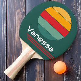 Retro Rotatie Groene Lus Tafeltennisbatje