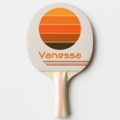 Retro Rotatie  Midnight Sunrise Tafeltennisbatje (Voorkant)