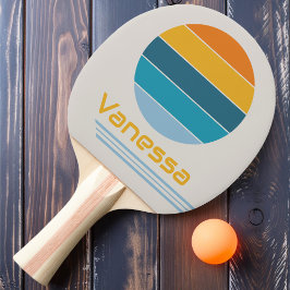 Retro Rotatie Regenboog Tafeltennisbatje