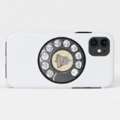 retro roterende telefooncel Case-Mate iPhone case (Achterkant (horizontaal))