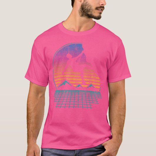 Retro rotsklimmen - Bouldering Climber L T-shirt (Voorkant)