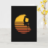 Retro  rotsklimmen kaart (Gele Bloem)