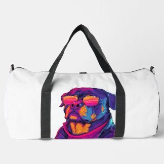 Retro Rottweiler � 80s Neon Sfeer Hond Plunjezak