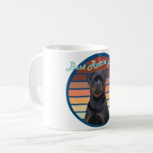 Retro Rottweiler Koffiemok (Voorkant links)