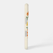 Retro Rounded Petal Daisy Art iPhone 16 Hoesje (Rechterkant)