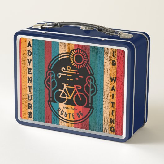 Retro Route 66 Fietsroute (Achterkant)