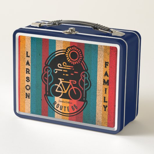 Retro Route 66 Fietsroute (Voorkant)