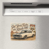 Retro Route 66 Koelkastmagneet | Magneet (Insitu (Vaatwasser))