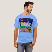 Retro Route 66 Mok T-shirt (Voorkant volledig)