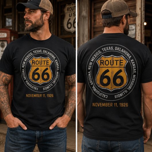 Retro Route 66 T-shirt