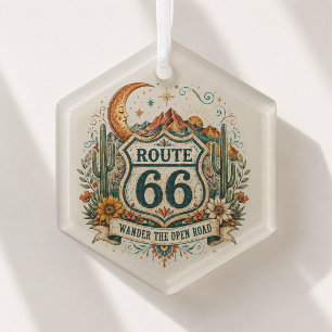 Retro Route 66 Woestijn Decoratie Aandenken
