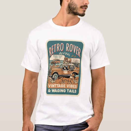 Retro Rover Revival T-shirt (Voorkant)