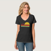Retro Rowing Evolution Rowboat Paddling Canoeing K T-shirt (Voorkant volledig)