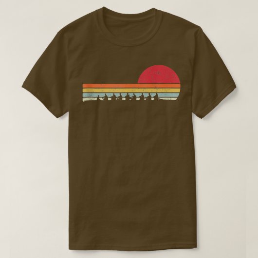 Retro Rowing T-shirt (Design voorkant)