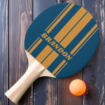 Retro Royal Goud Dubbele Board Strepen met Naam