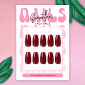 Retro Roze Acryl Nagels Verzorgingsgids Displaykaa