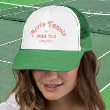 Retro Roze Après Tennis Social Club Custom Groen 