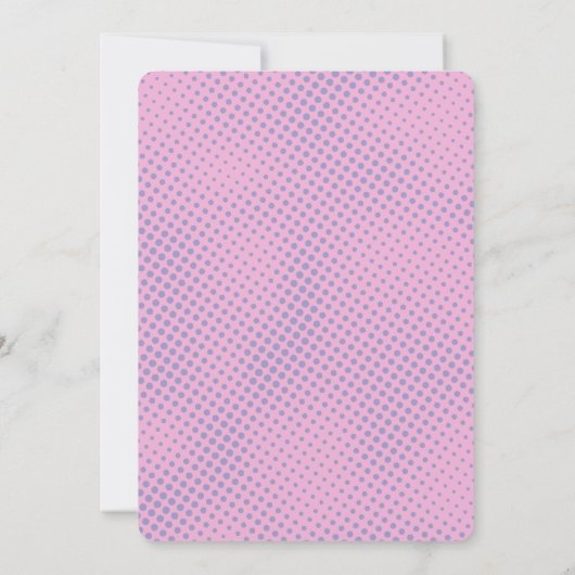 Retro Roze Bachelorette Party  Sardine Vis Kaart (Achterkant)