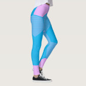 Retro Roze/blauw Leggings (Rechts)