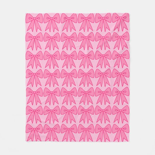 Retro Roze borden Bedroom Blanket Cadeft Fleece Deken (Voorkant)