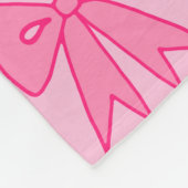 Retro Roze borden Bedroom Blanket Cadeft Fleece Deken (Hoek)