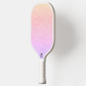 Retro roze botanische trendy patroon pickleball paddle (Links)