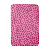 Retro Roze Cheetah Print Trendy y y2k Esthetisch Badmat (Voorkant Verticaal)