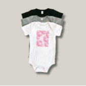 Retro Roze Disco Ballen en Sterren, Schattig Meisj Romper