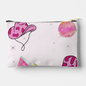 Retro Roze Disco Cowgirl Western Bachelorette Etui (Achterkant)