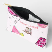 Retro Roze Disco Cowgirl Western Bachelorette Etui (Open)