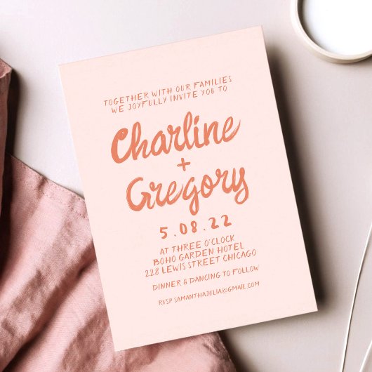 Retro Roze en de uitnodiging van het Roodzakje van