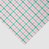 Retro roze en groene patroon van de tissuepapier (Detail)