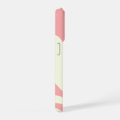 Retro roze en nostalgische kattenframe iPhone hoesje (Rechterkant)