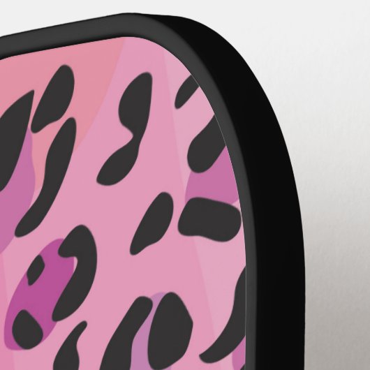 Retro Roze en Oranje handtekeningen Pickleball Paddle (Links Detail)