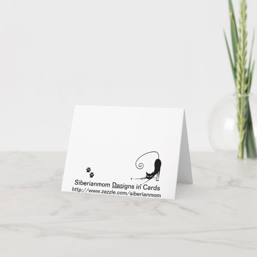 Retro roze en Oranje kaart (Achterkant)