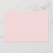 Retro Roze en Oranje Trouw RSVP QR Code  Informatiekaartje (Achterkant)