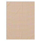 Retro Roze en Paarse Floral Pattern Tafelkleed (Voorkant)
