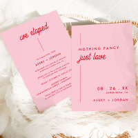 Retro Roze en Red We hebben loslaten