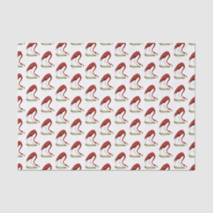 Retro Roze Flamingo #1 Tissuepapier
